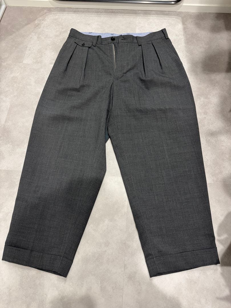 パンツ Beams plus 2 Pleats Wool Tropical