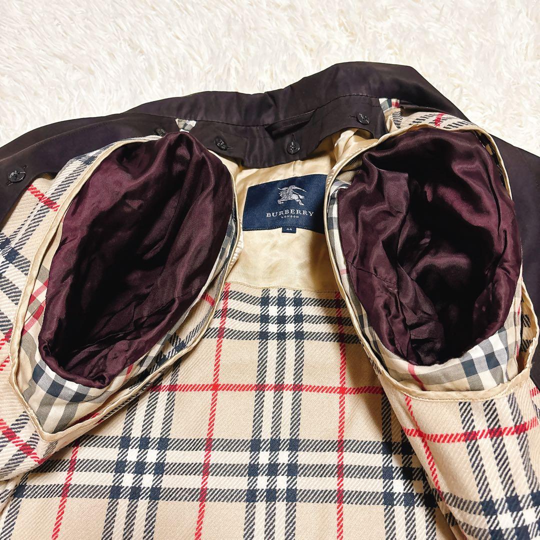 BURBERRYLONDON ステンカラーコート ノバチェック ライナー ベルト