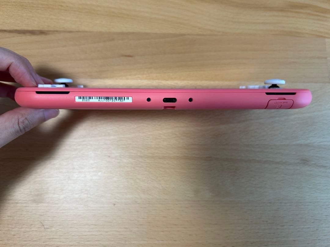 スイッチライト 本体 コーラル　ケース、SDカード付