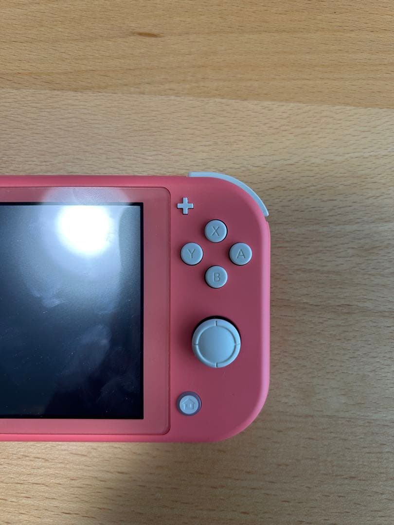 スイッチライト 本体 コーラル　ケース、SDカード付