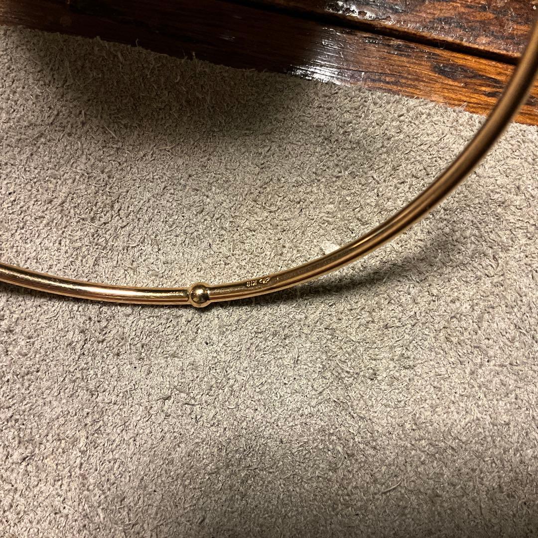 K18バングル二点　銀座ジュエリーマキ　JS0330