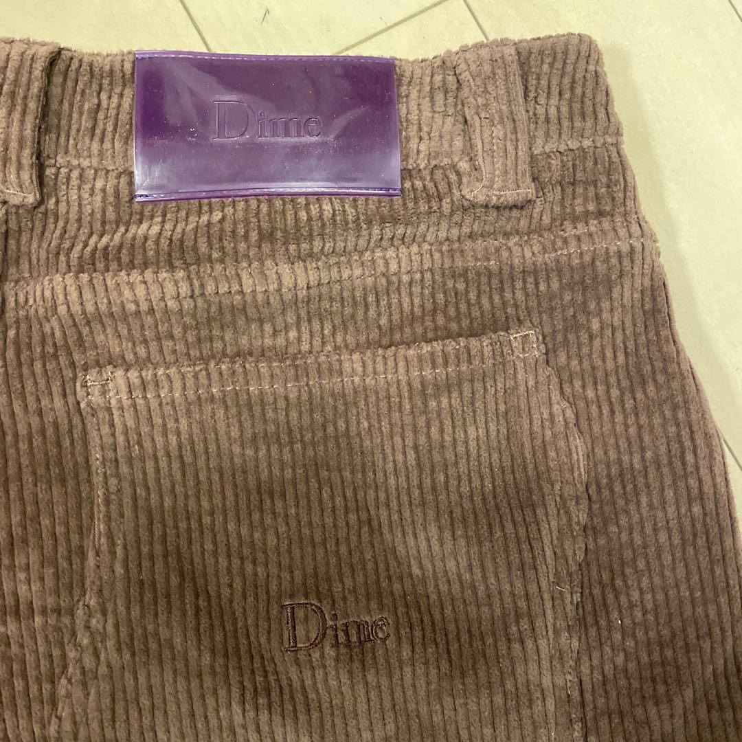 最値下げ！Dime ダイム　ブラウン コーデュロイパンツ