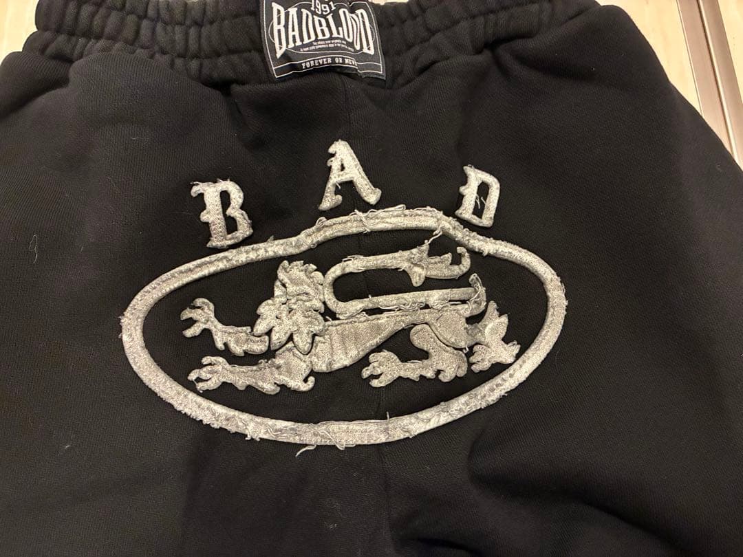 BADBLOOD パンツ　ストリート　韓国限定　XSサイズ ブラック
