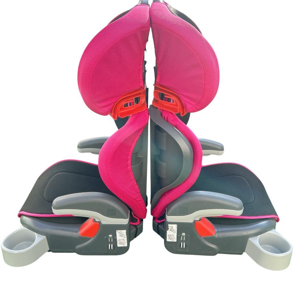 グレコジュニアシート ジュニアマキシカラーズ　ピンク　2台セット