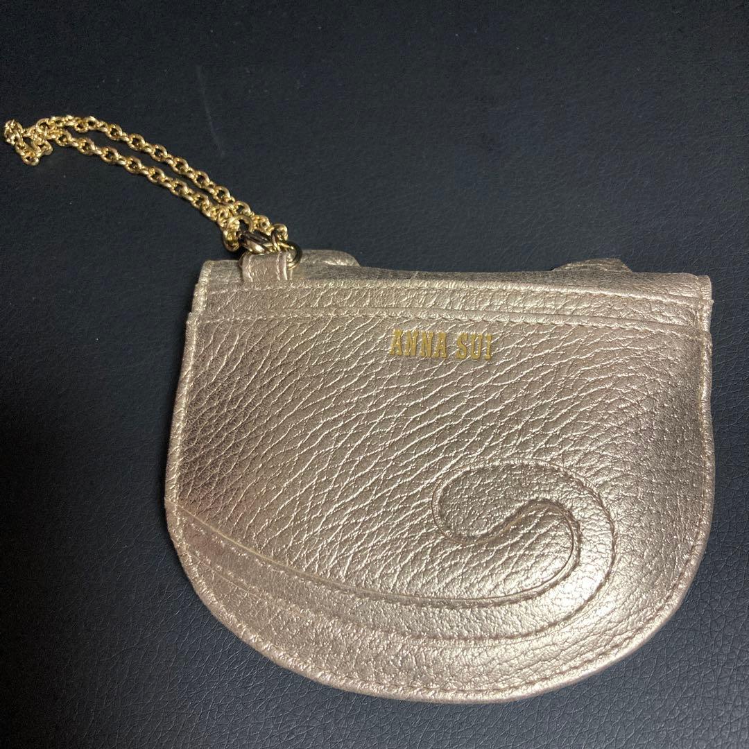 新品未使用　ANNA SUI マイティティマルチケース牛革製