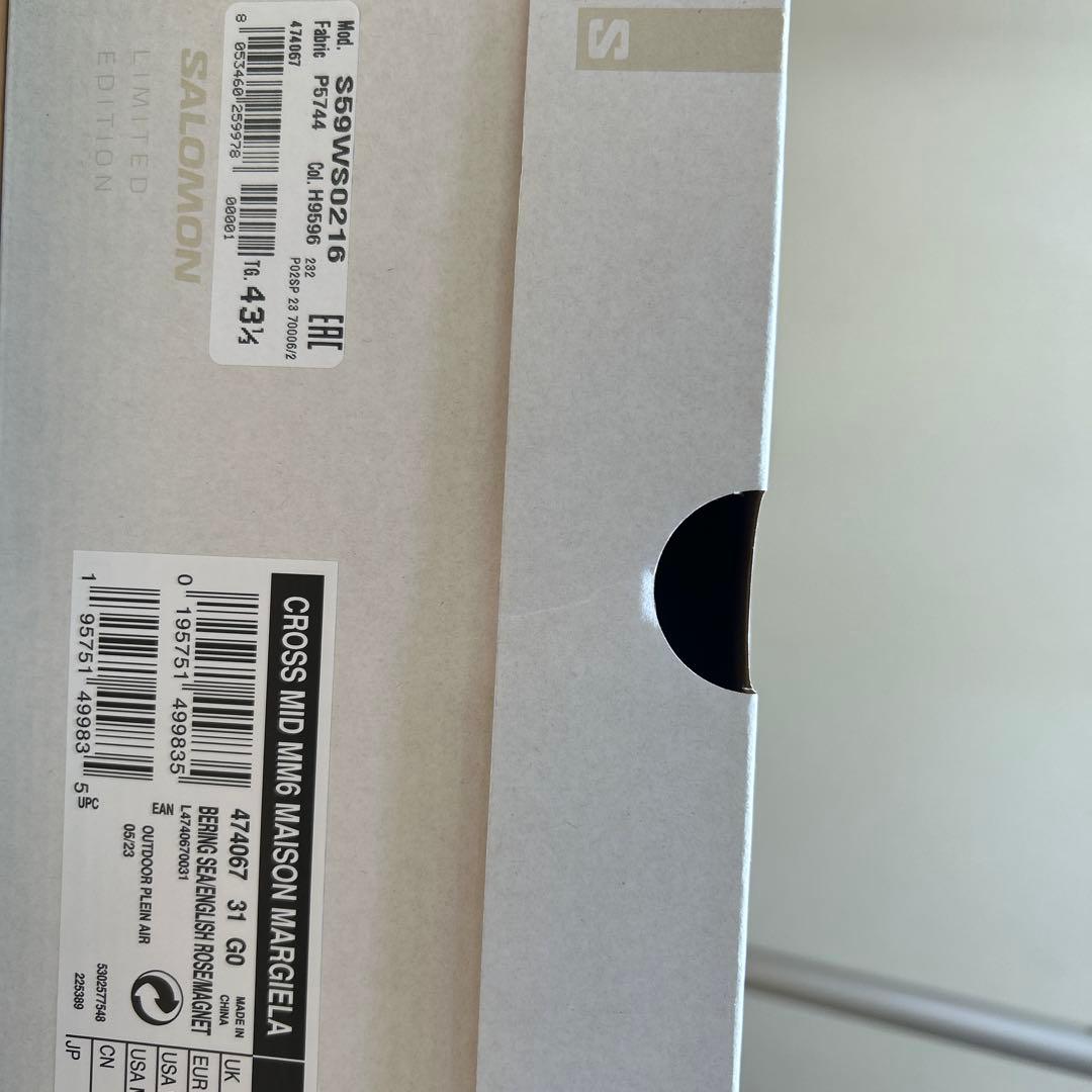 靴 mm6 salomon 2023aw mid sneaker 43