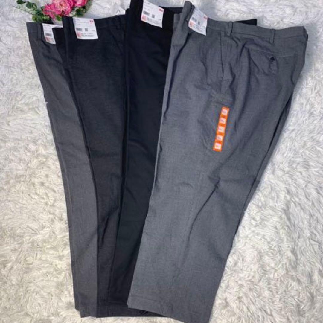 【ウエスト115】新品未使用 ユニクロ ヒートテックスマートパンツ 4本セット