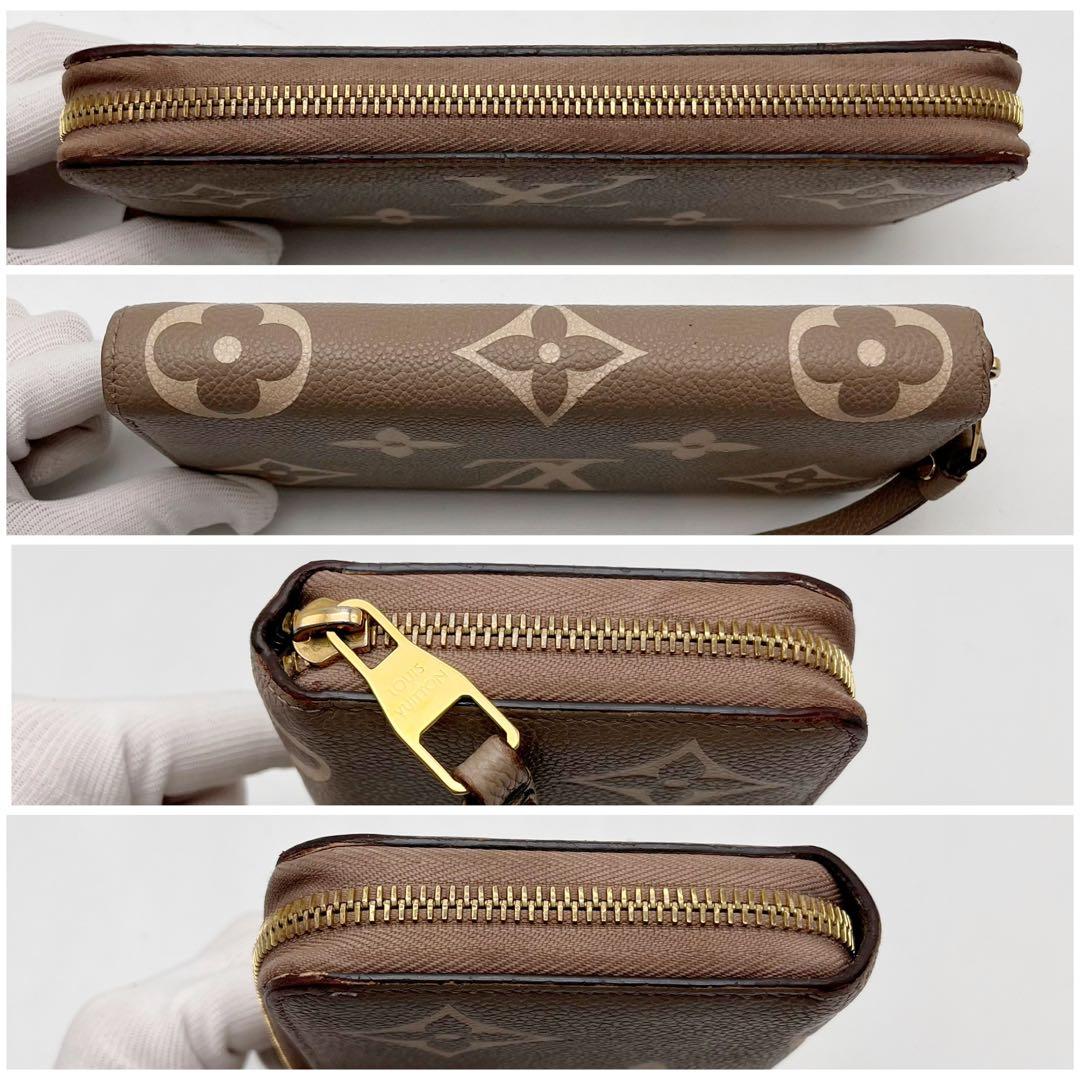 ルイヴィトン モノグラム アンプラント ジッピーウォレット クレーム　ベージュ