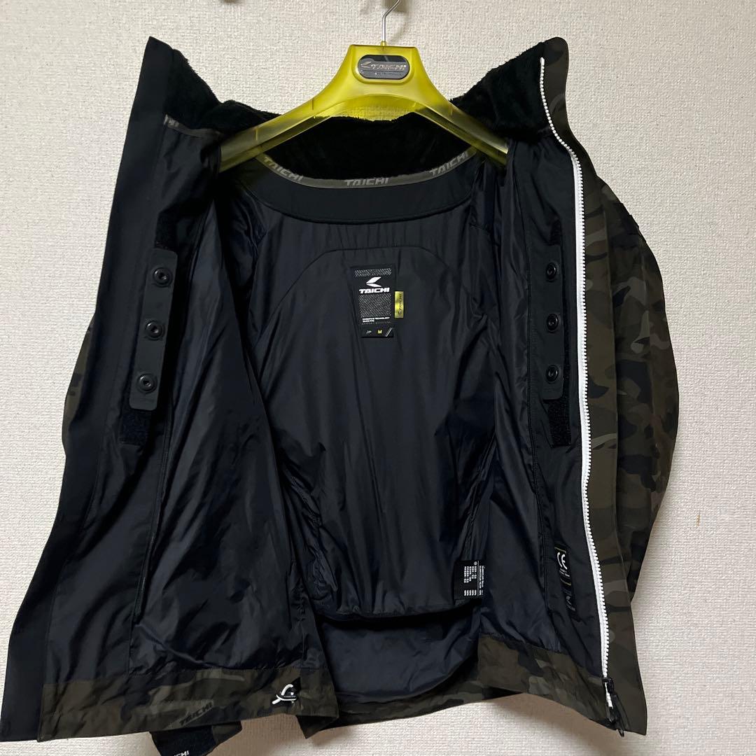 RSタイチ RSJ723 ウインターパーカ 黒/カモ M