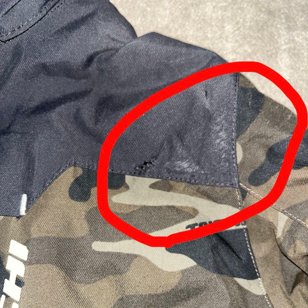 RSタイチ RSJ723 ウインターパーカ 黒/カモ M