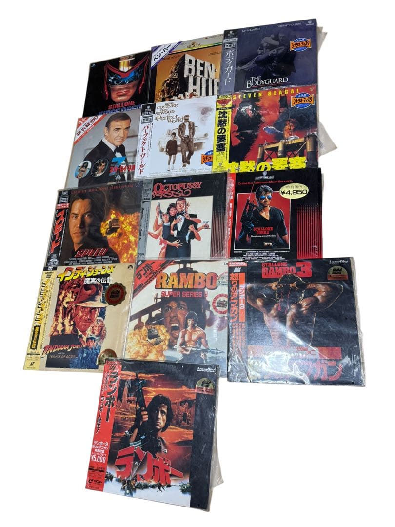 LD レーザーディスク各種　ランボー　007 インディージョーンズ等