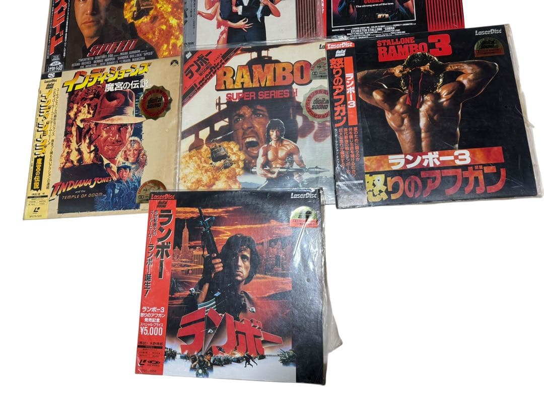 LD レーザーディスク各種　ランボー　007 インディージョーンズ等