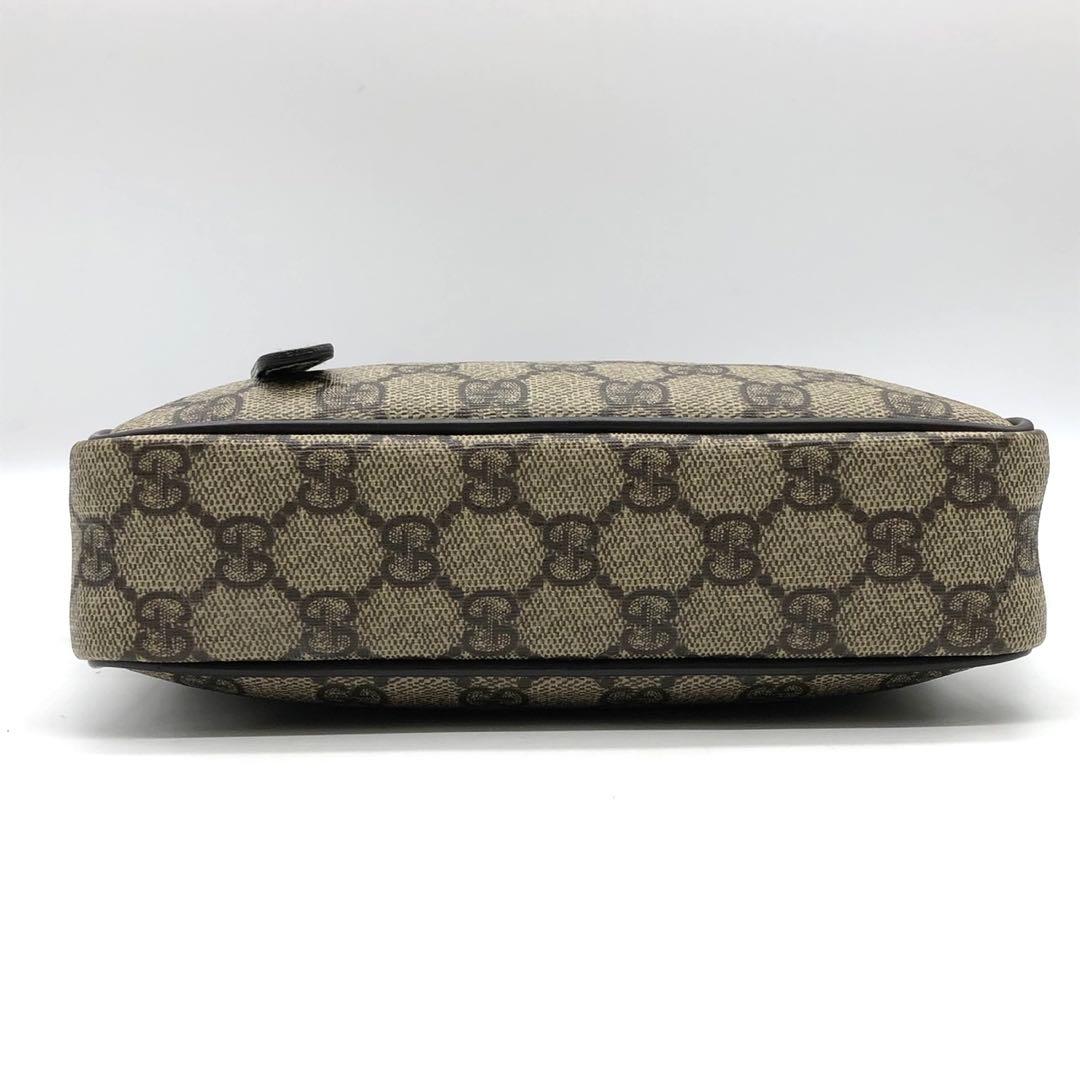 ✨美品✨グッチ ショルダーバッグ カメラバッグ GGスプリーム ロゴプレート