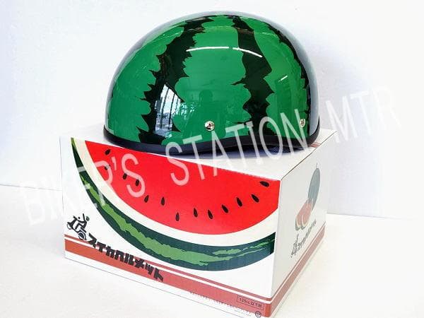 数量限定！　送料込　TL01　リード工業　すいか　スイカ　ヘルメット　半キャップ