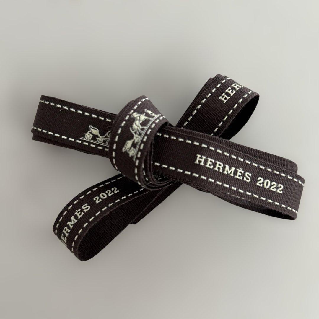 未使用箱付き　 エルメス　HERMES ネクタイ　ブルー