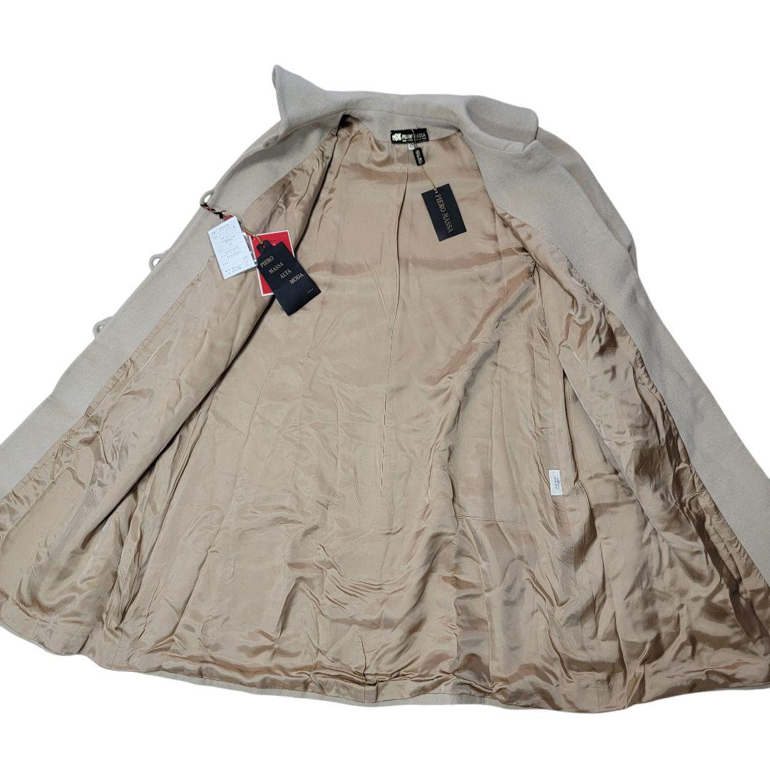 ​【新品】PIERO MASSA PIACENZA カシュゴリッシモ 丸襟コート