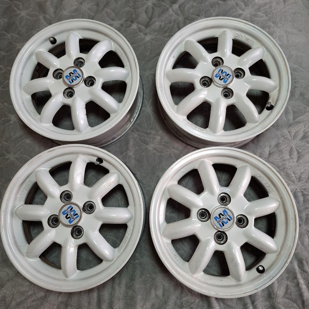 ミニライトダイハツ純正14インチホイール４本