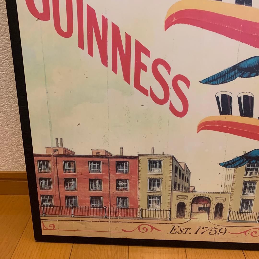 木製看板　ギネスビール　店頭用　ディスプレイ