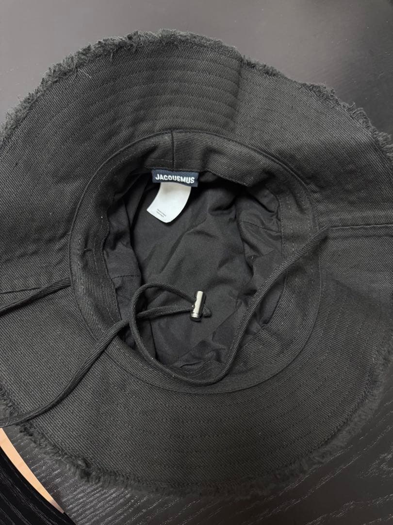 最終価格【JACQUEMUS】ラージブリム バケットハット　ブラック