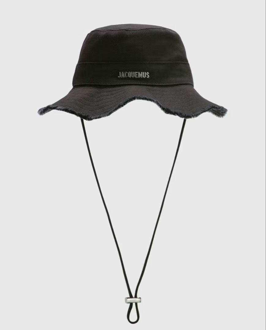 最終価格【JACQUEMUS】ラージブリム バケットハット　ブラック