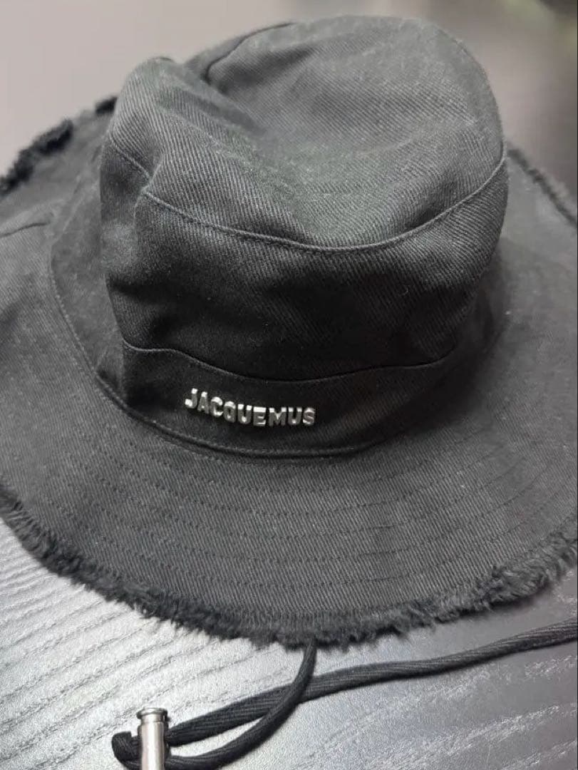 最終価格【JACQUEMUS】ラージブリム バケットハット　ブラック
