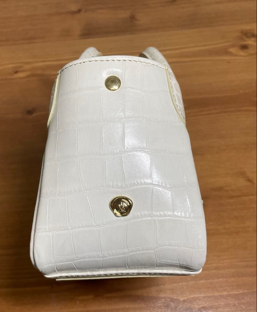 ADMJ ヒマラヤ クロコ型押し スワロフスキー マイクロ バッグ