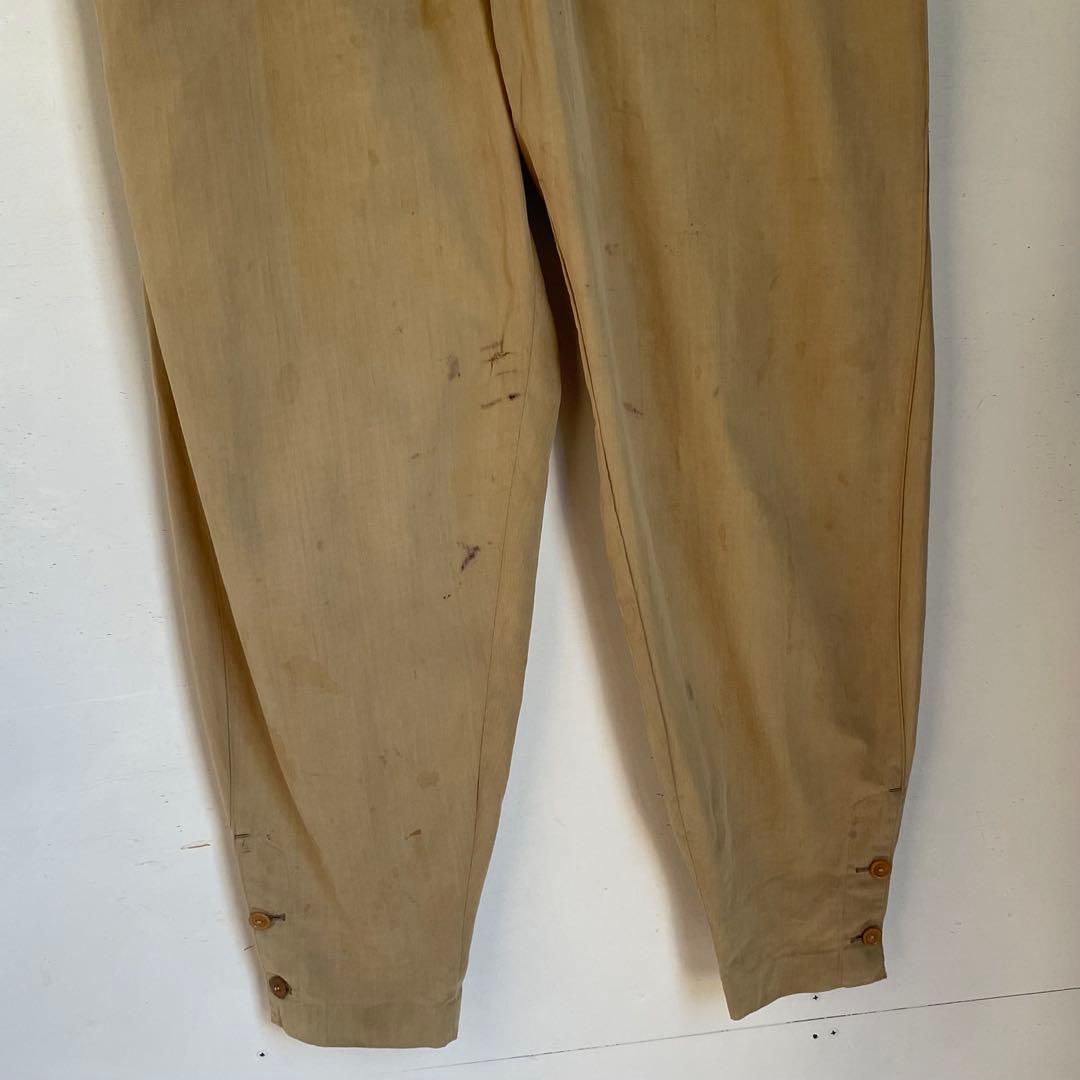 30s 40s フレンチ ワークパンツ ヴィンテージ 古着 ユーロ ヨーロッパ