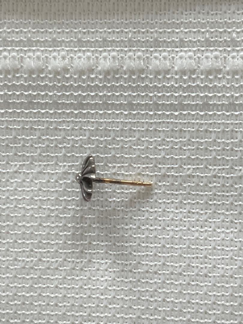 CHROME HEARTS シルバーピアス CHプラス　スタッド 片耳