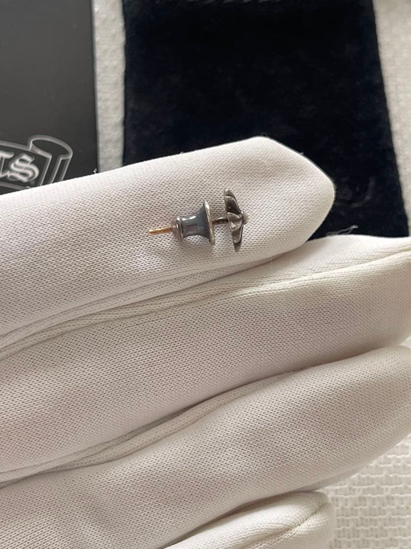 CHROME HEARTS シルバーピアス CHプラス　スタッド 片耳