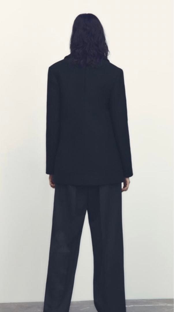 最終値下　ZARA Pコート　アウター　ベーシック　ブラック　黒　XS 新品