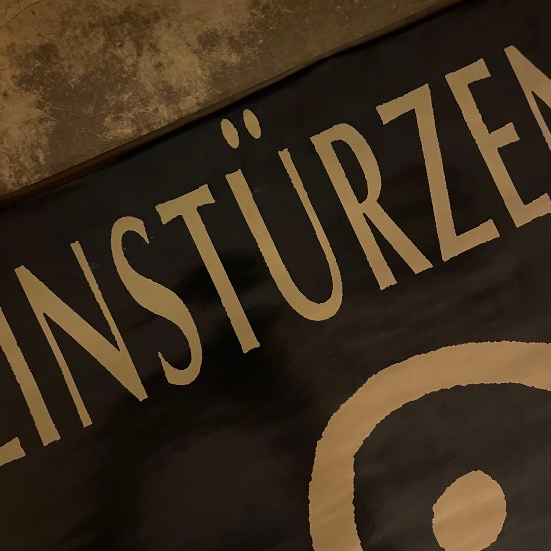 90s デッドストックEinstürzende Neubauten 大判ポスター