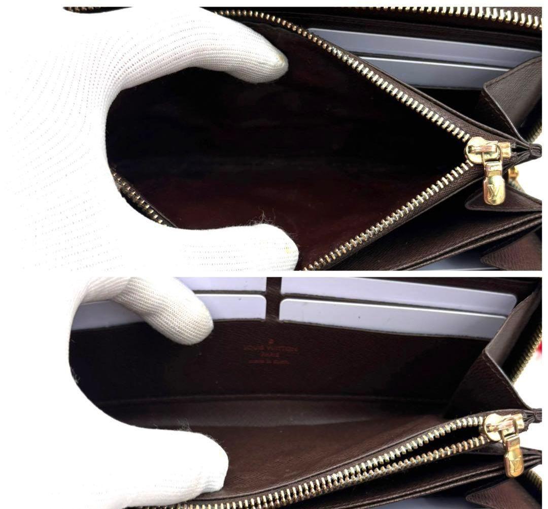 LOUIS VUITTON ダミエ ラウンドファスナー