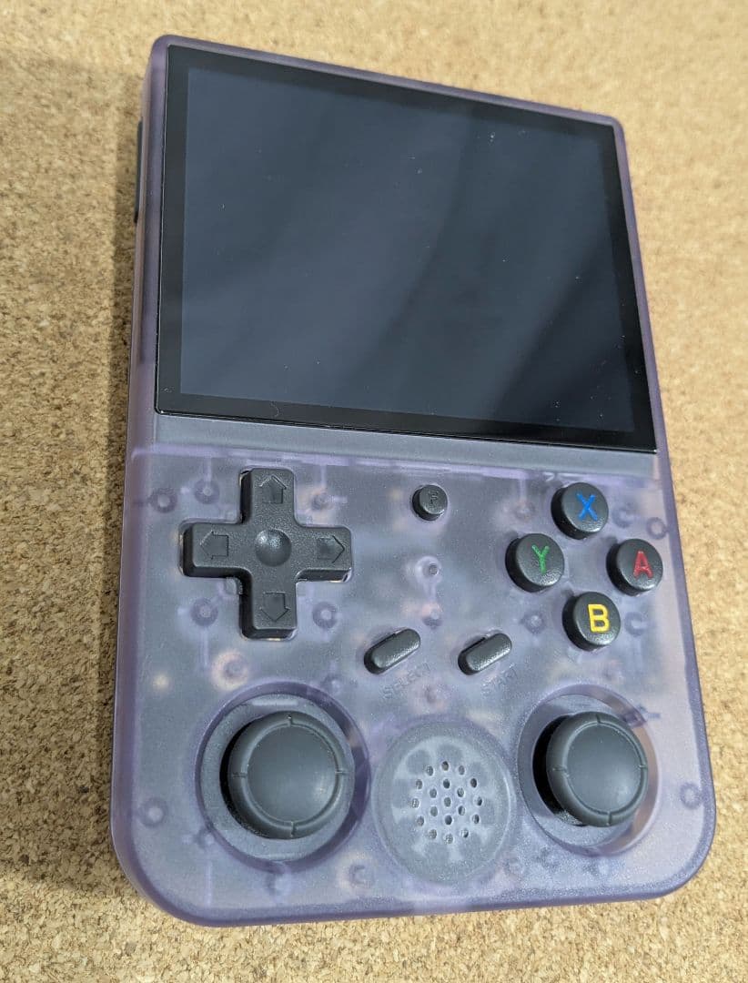 中古品　ANBERNIC RG353V クリアパープル