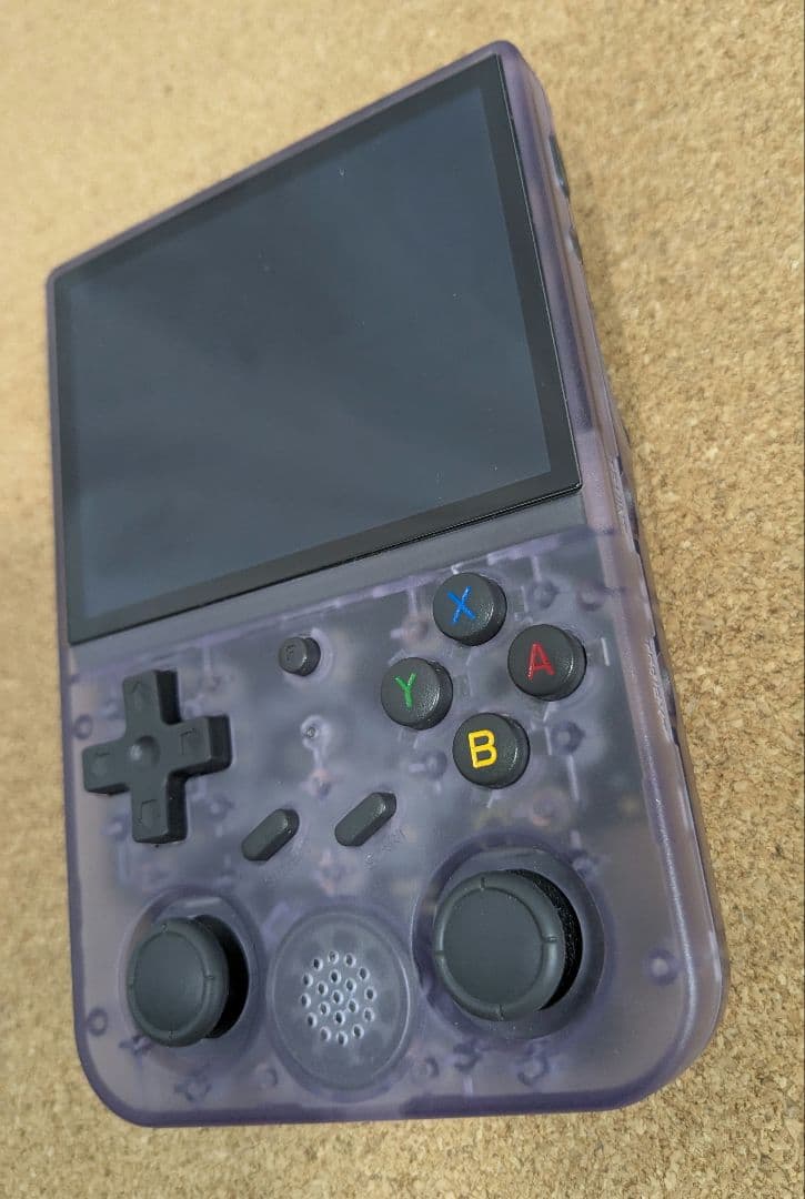 中古品　ANBERNIC RG353V クリアパープル