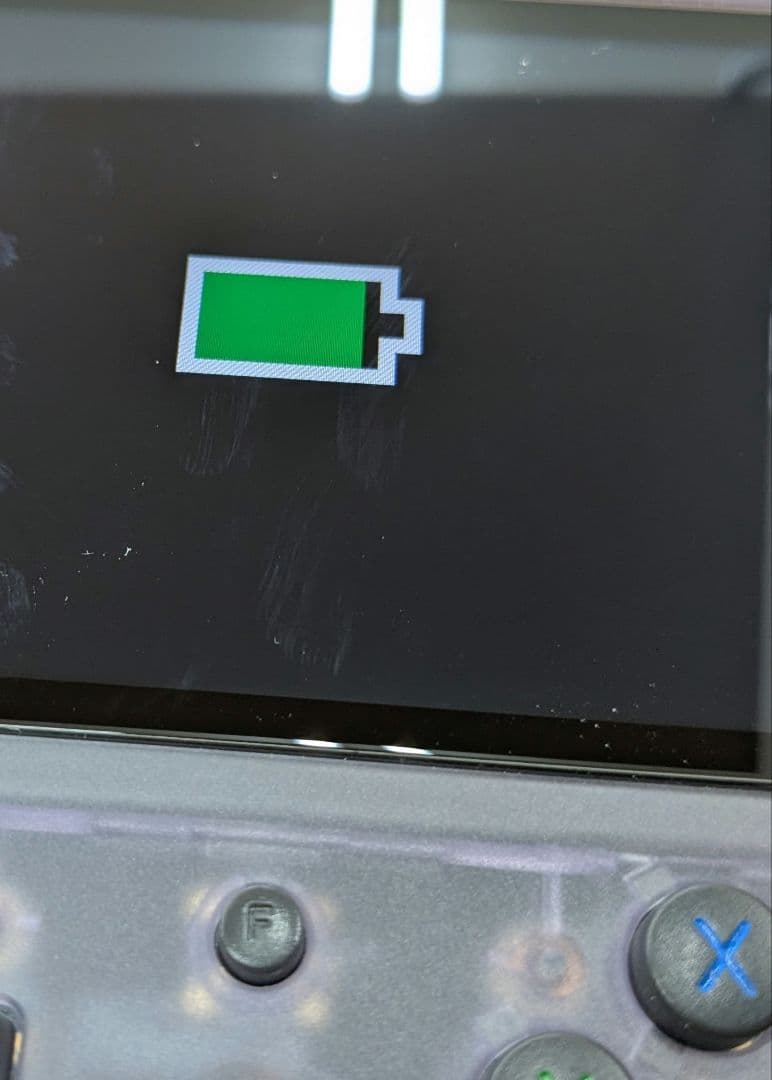 中古品　ANBERNIC RG353V クリアパープル