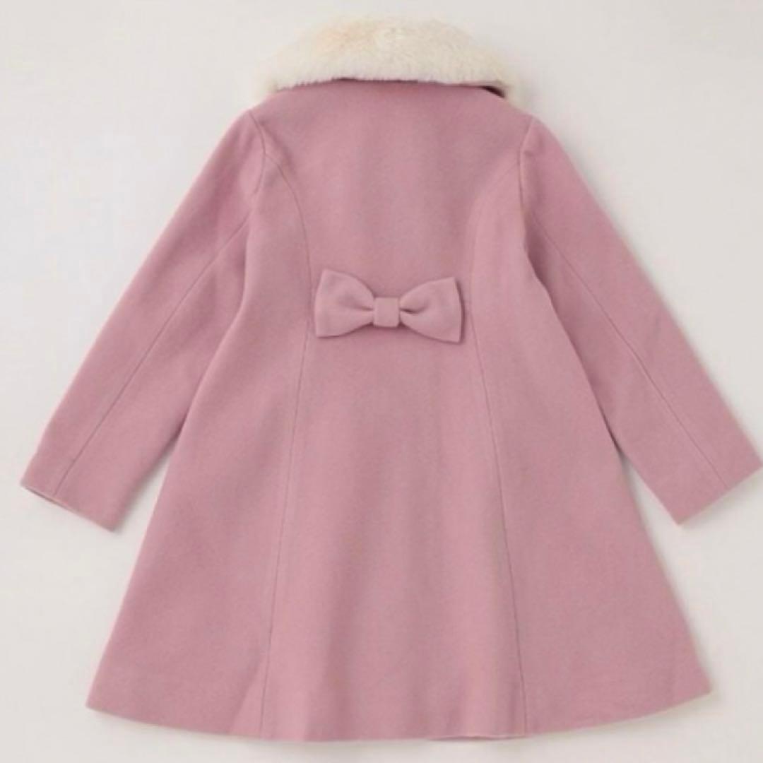 メゾピアノ スカラップウールコート　130