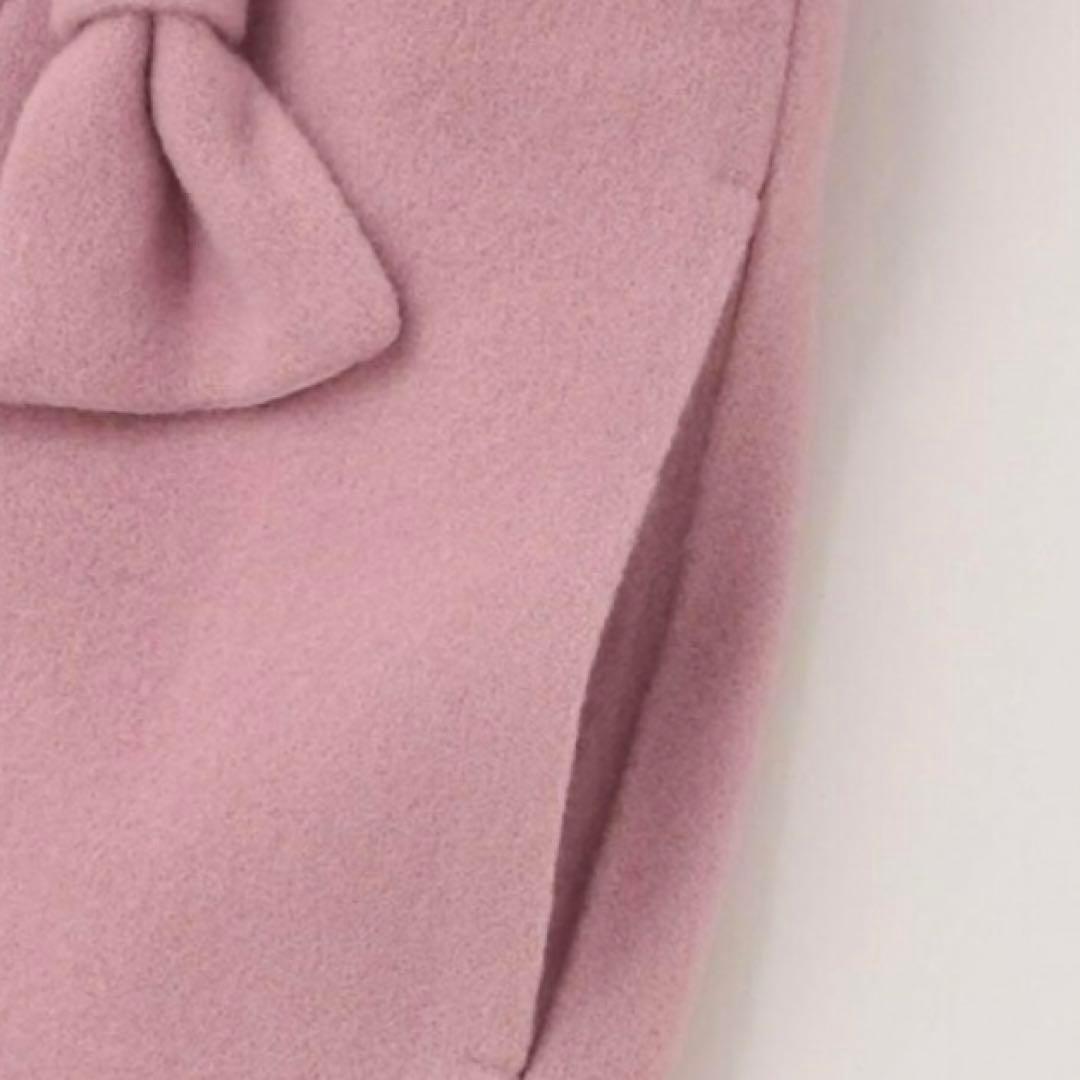 メゾピアノ スカラップウールコート　130