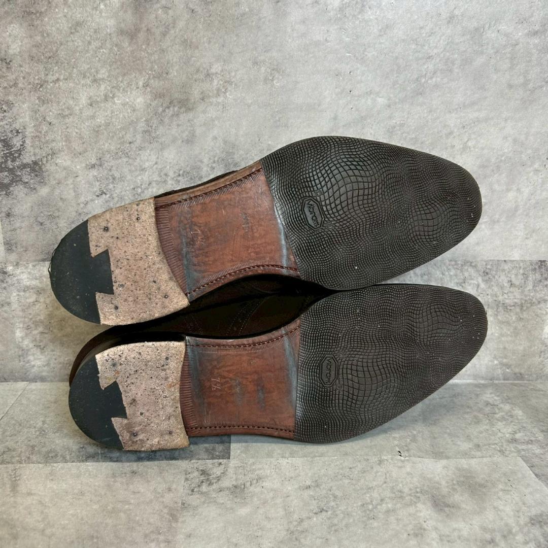 タマヤフットウェア ウィングチップ スウェードシューズ 7.5 RG330