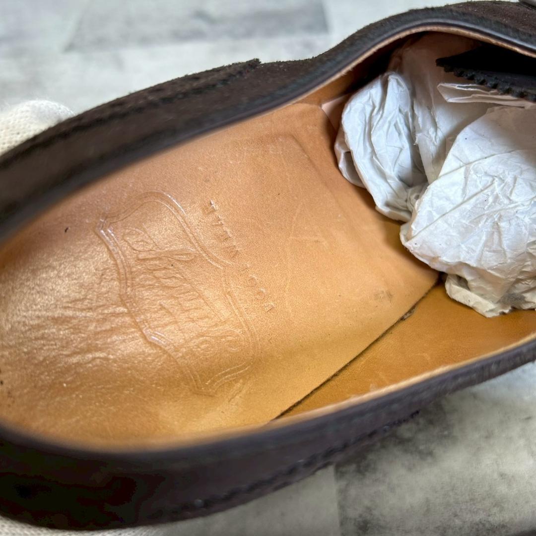 タマヤフットウェア ウィングチップ スウェードシューズ 7.5 RG330