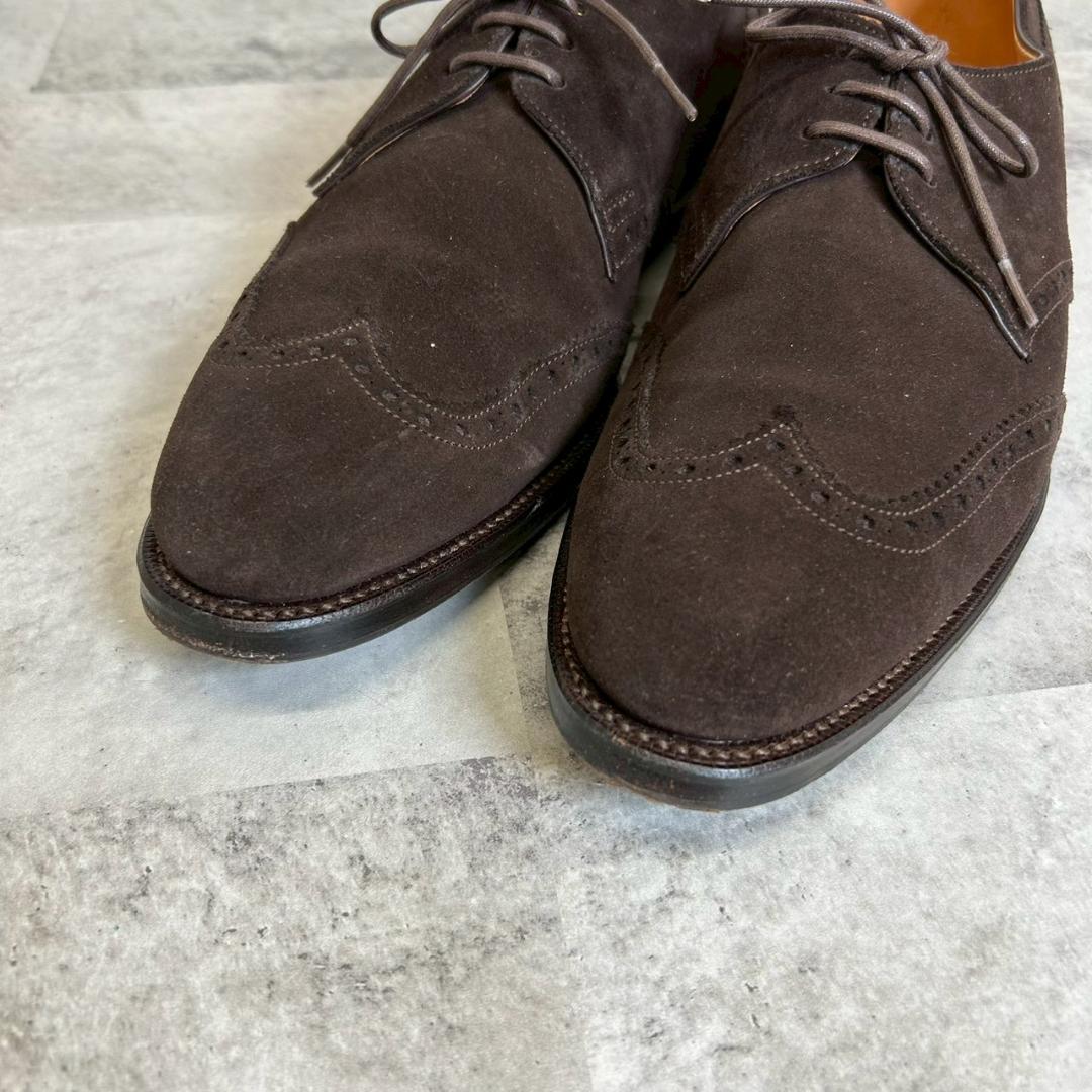 タマヤフットウェア ウィングチップ スウェードシューズ 7.5 RG330