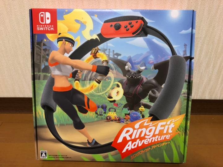 【新品未使用】任天堂Switch 本体&リングフィット&液晶保護シート付きケース