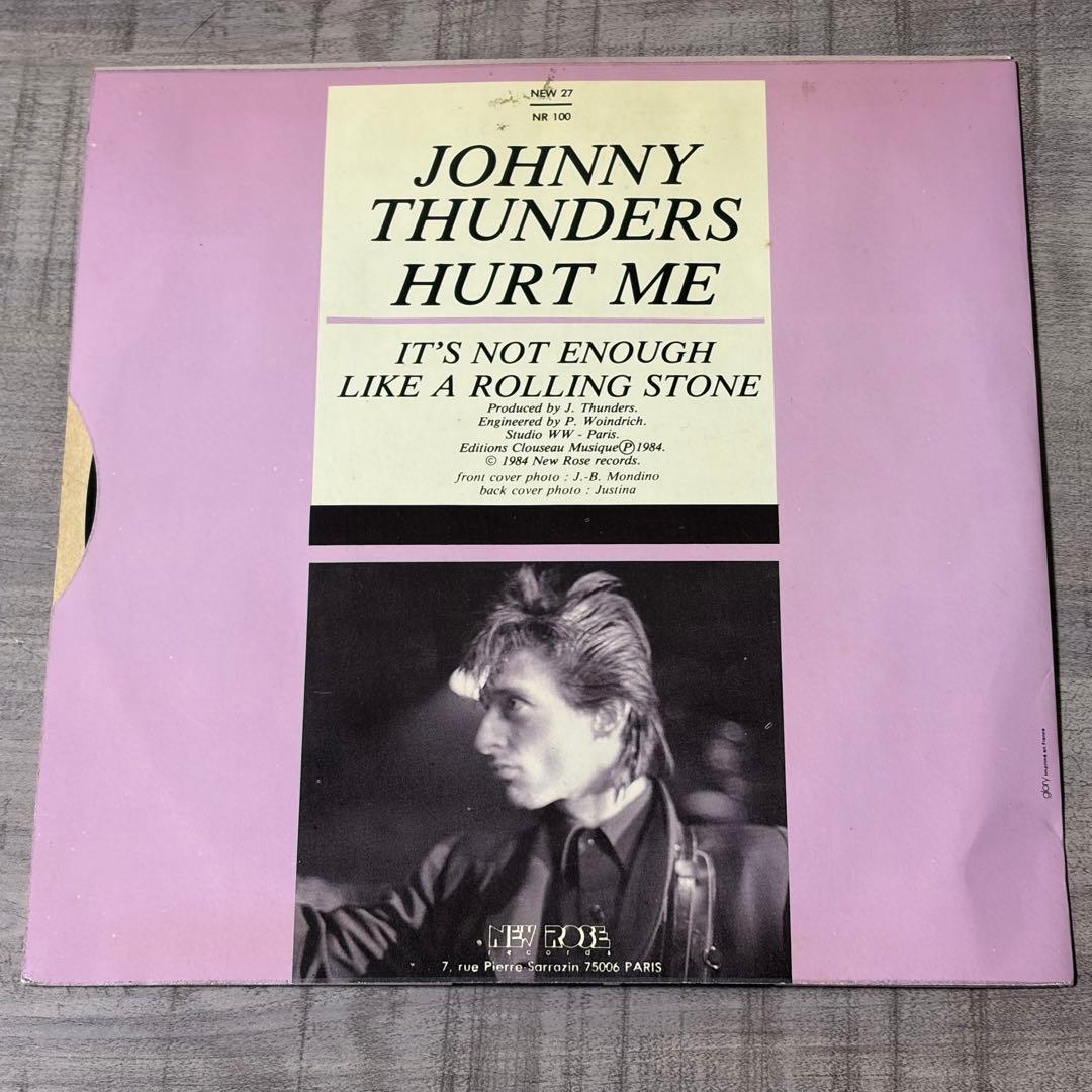 7EP 7インチ Johnny Thunders Hurt Me PUNK