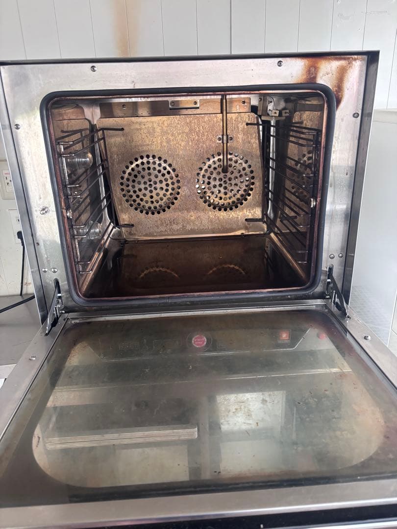 レマコム ベーカリーオーブン RCOS-4E＋専用架台 天板8枚付 動作品