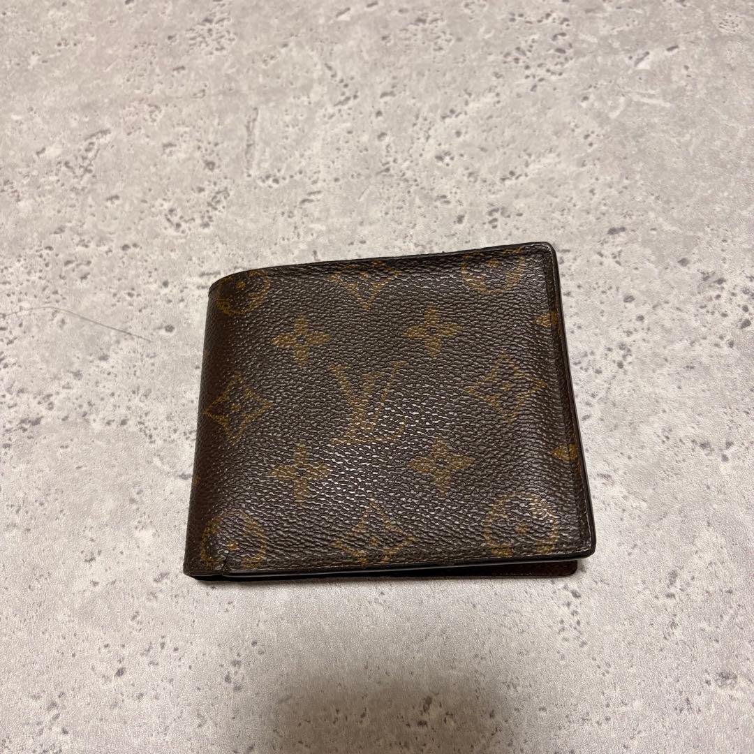 【定番】 ルイ・ヴィトン ポルトフォイユ・マルコ NM モノグラム 財布