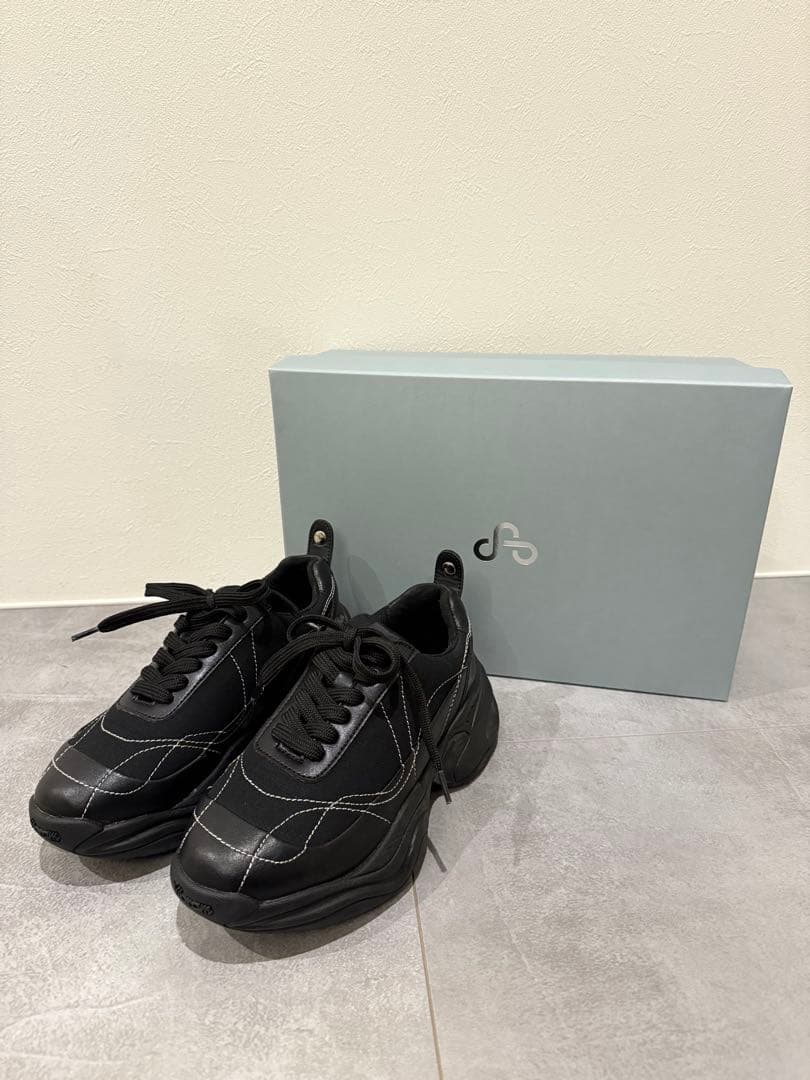 OAO sunlight スニーカー ブラック Vibramソール 23cm