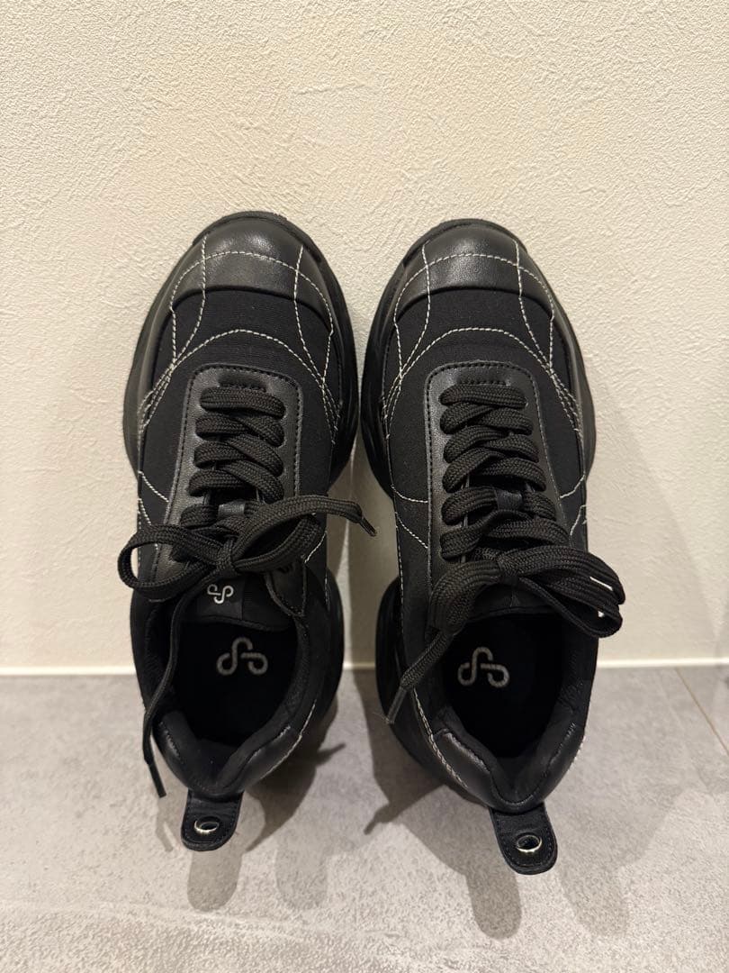 OAO sunlight スニーカー ブラック Vibramソール 23cm