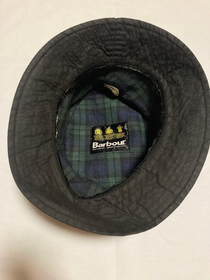 レア　ブラック　美品　Barbour オイルドバケット