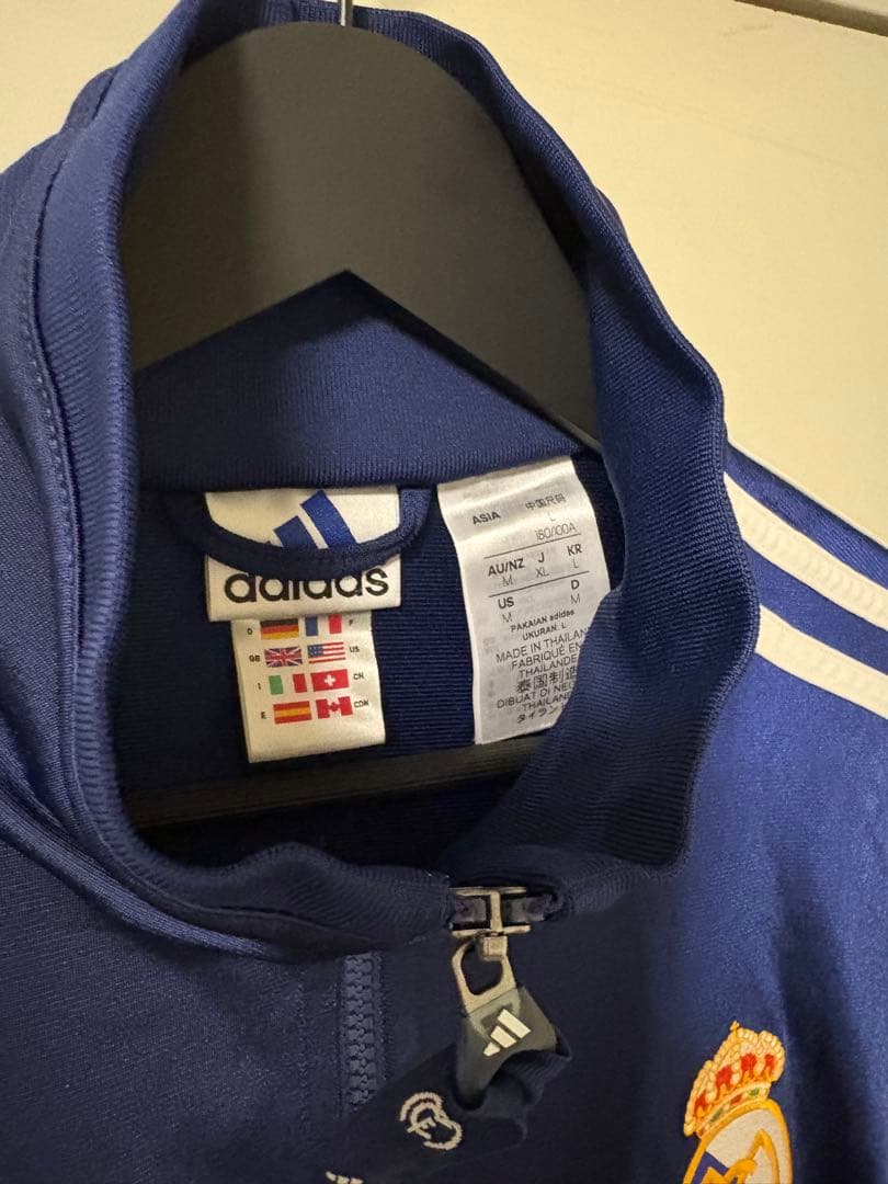 即完品　90's復刻　adidas レアル・マドリード トラックジャケット