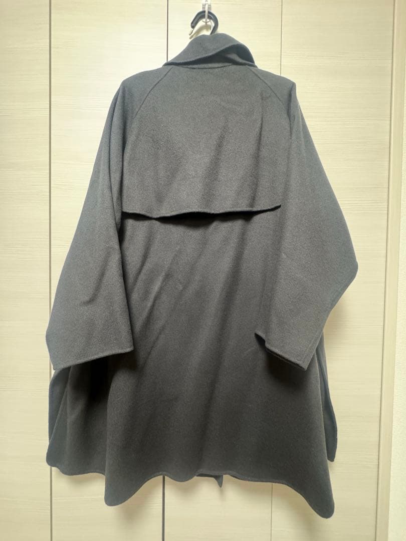 BEAUTY&YOUTH リバー ポンチョコート M ダークグレー