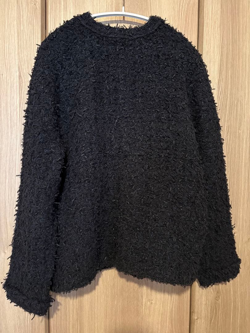 【美品】ツイードニットジャケット BABYLONE バビロン